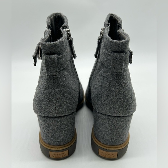 Dr. Scholl’s Jacinda Gray Wedge Ankle Booties Size 11 New With Box - Picture 7 of 13